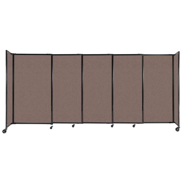 StraightWall Sliding Portable Partition 11'3" x 5' Latte Fabric